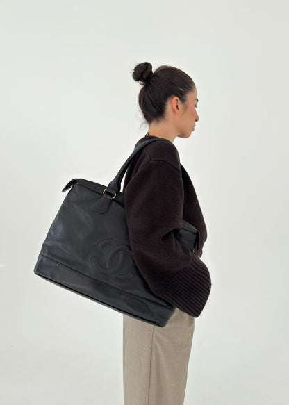 Chanel Vintage Front Pocket Caviar