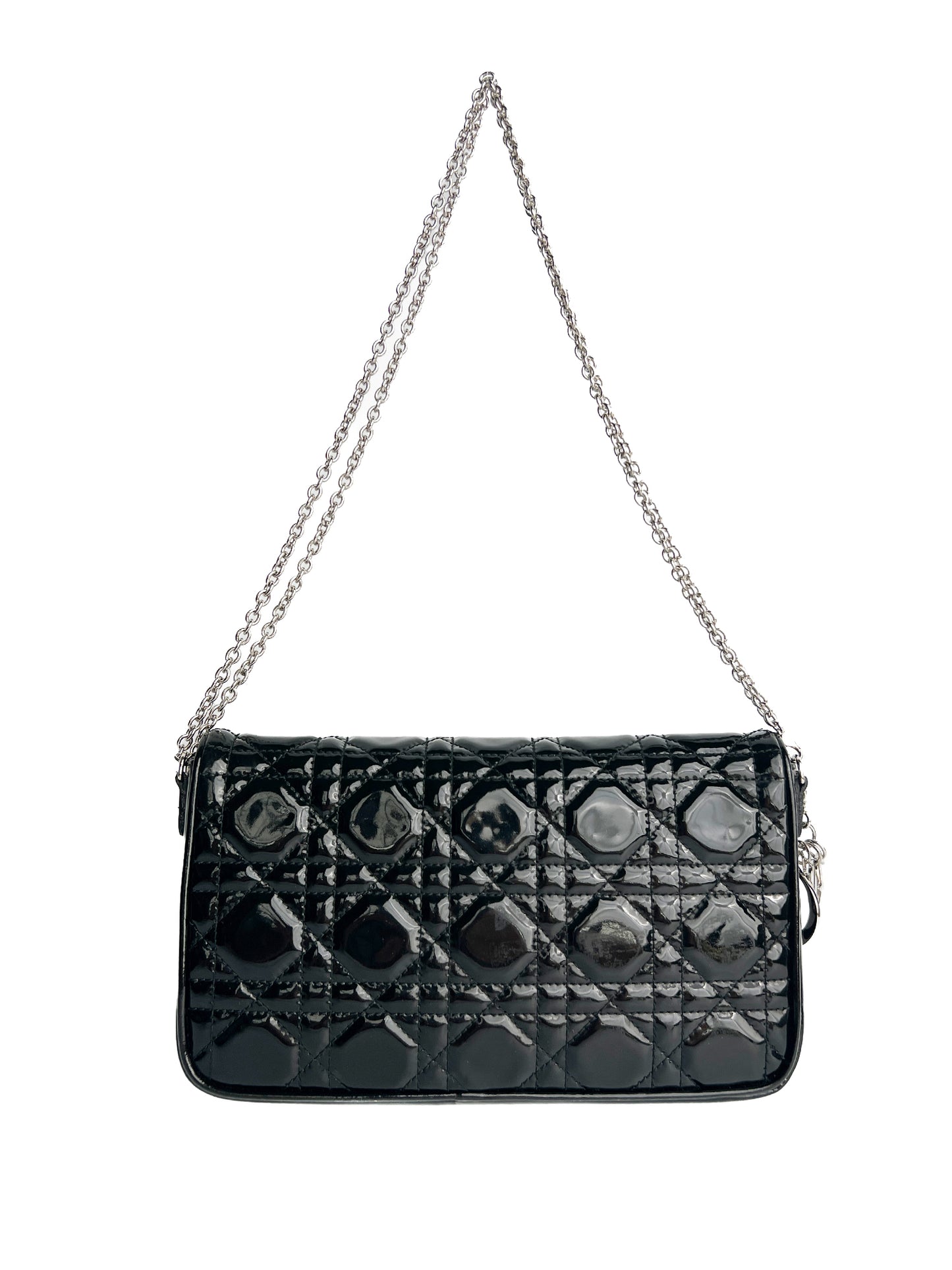 Dior Patent Cannage Wallet