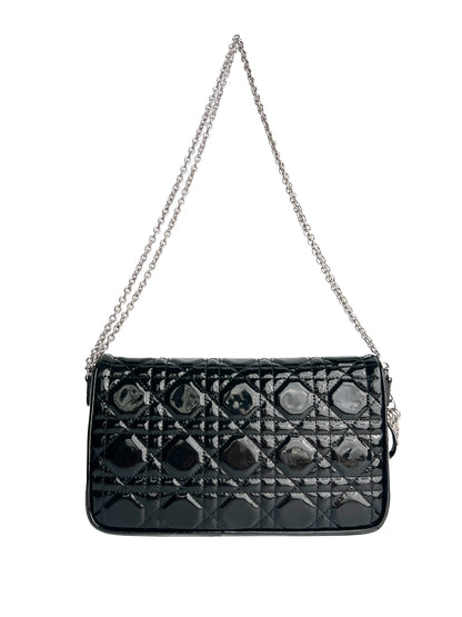 Dior Patent Cannage Wallet