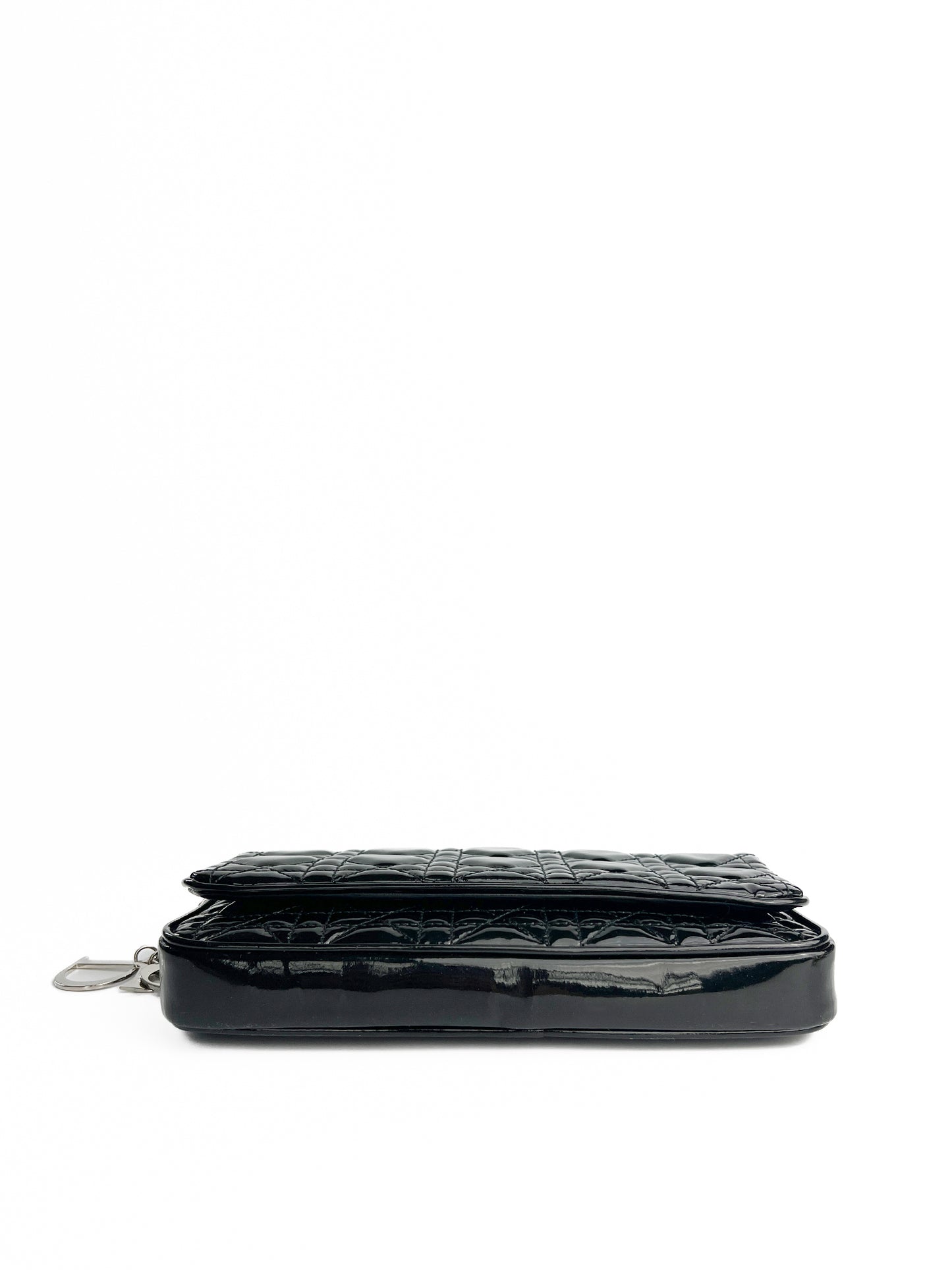 Dior Patent Cannage Wallet