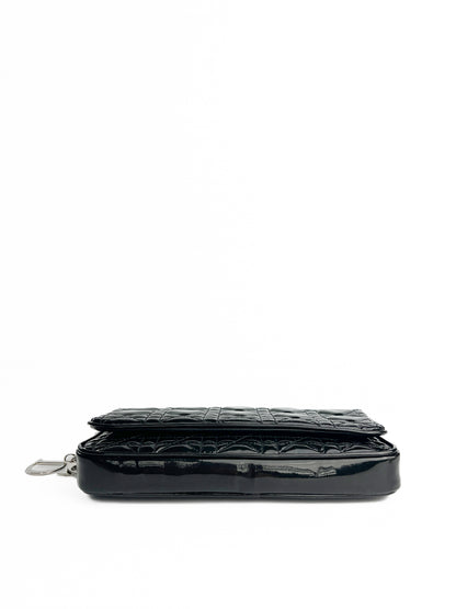 Dior Patent Cannage Wallet