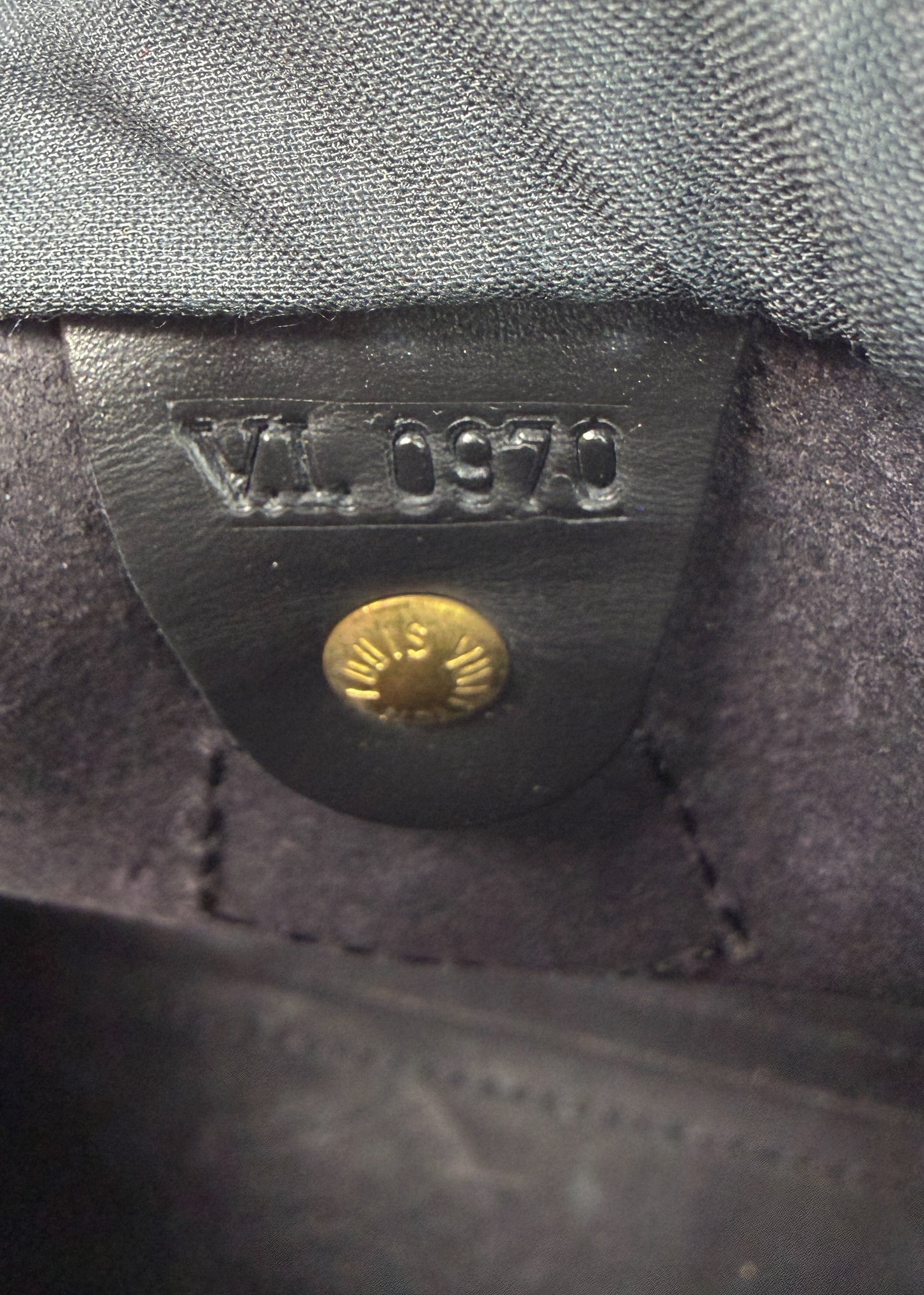 Louis Vuitton Speedy Epi Black 25