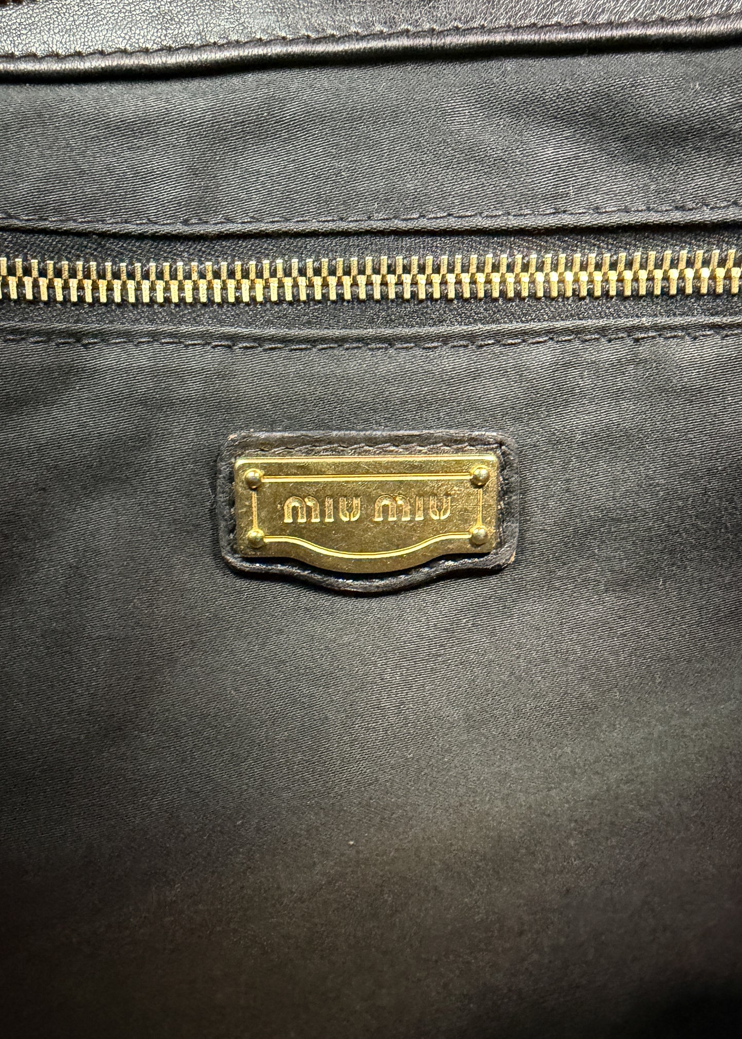 Miu Miu Black Leather