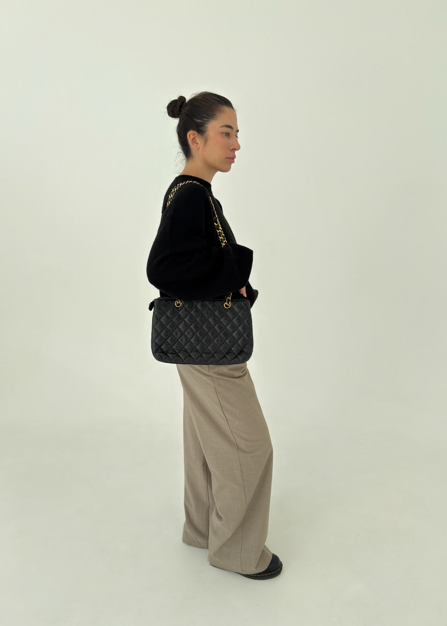 Chanel Lambskin Quilted Matelasse