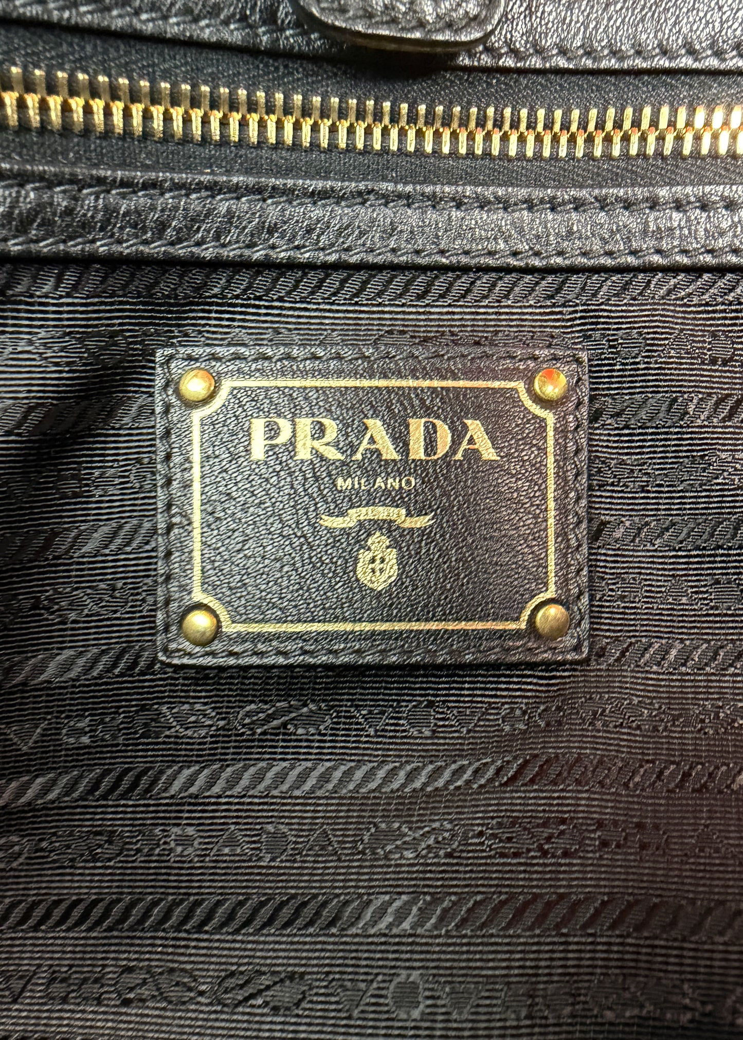 Prada Vitello Black