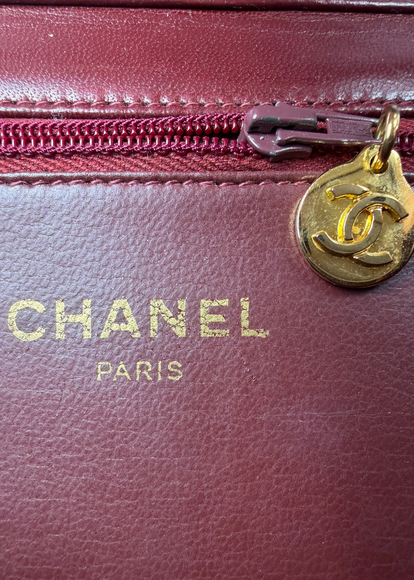 Chanel Full Flap Burgund