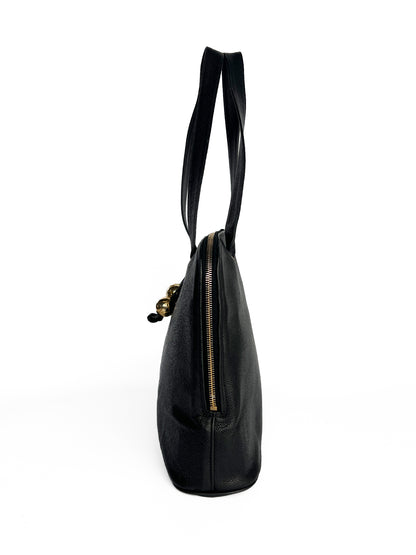 Chanel Coco Mark Tote Bag Caviar