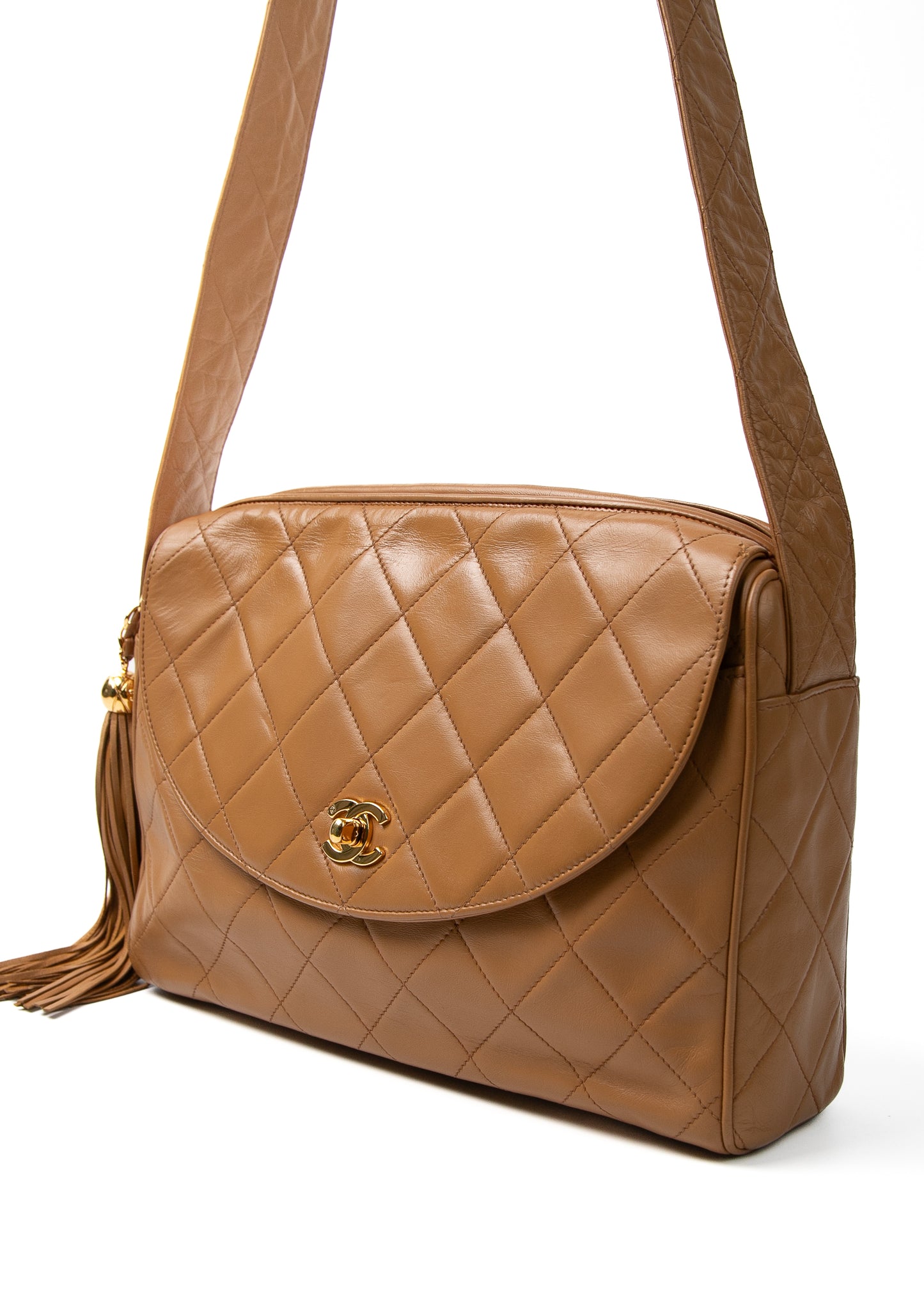 Chanel CC Quilted front pocket