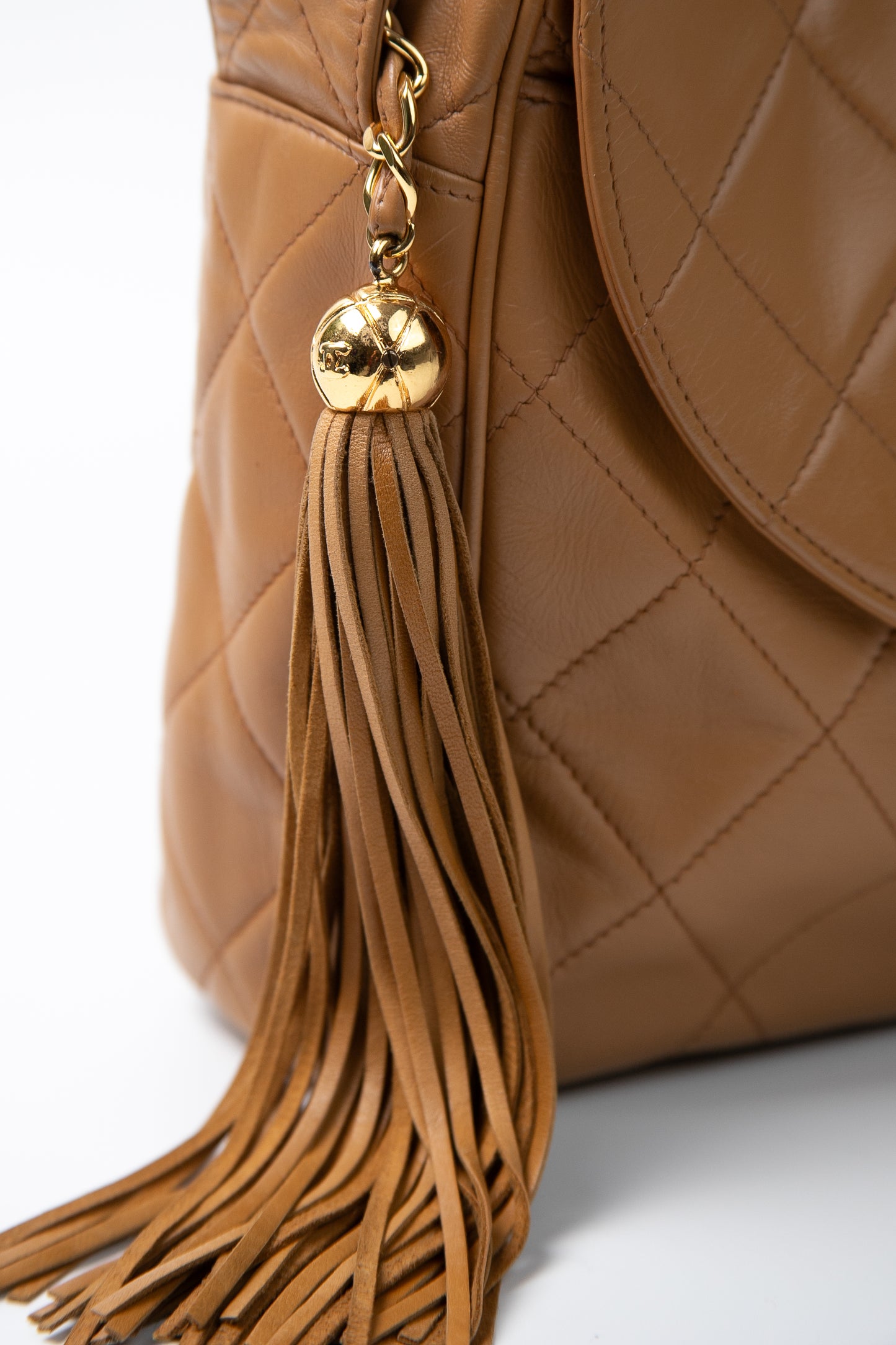 Chanel CC Quilted front pocket