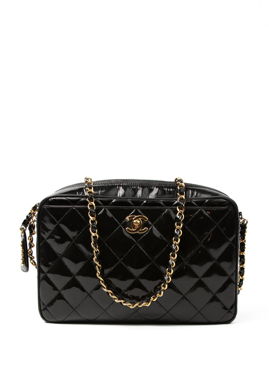 Chanel Quilted Camera Bag