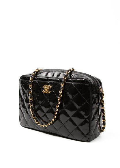 Chanel Quilted Camera Bag