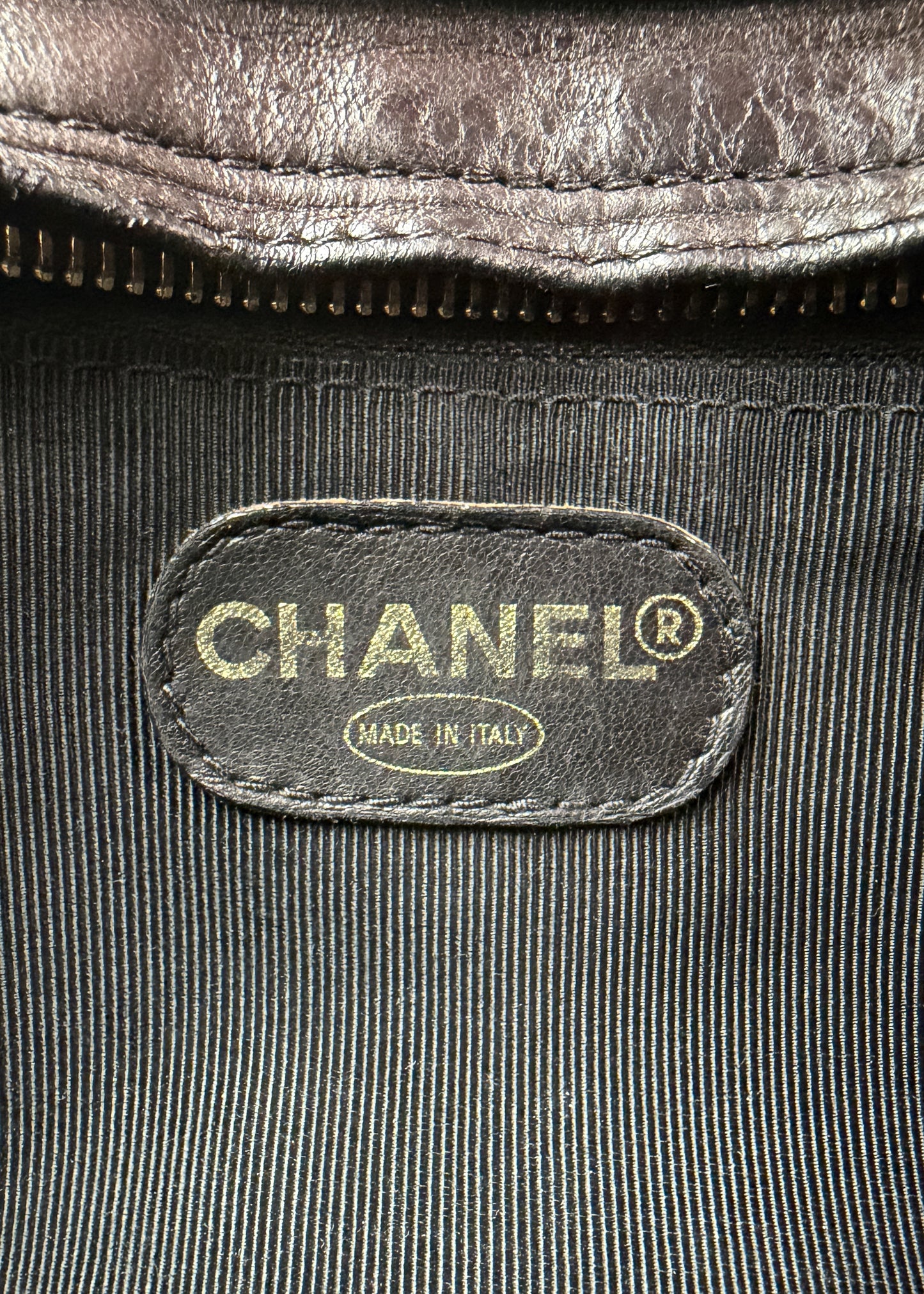 Chanel Lambskin Front Pocket