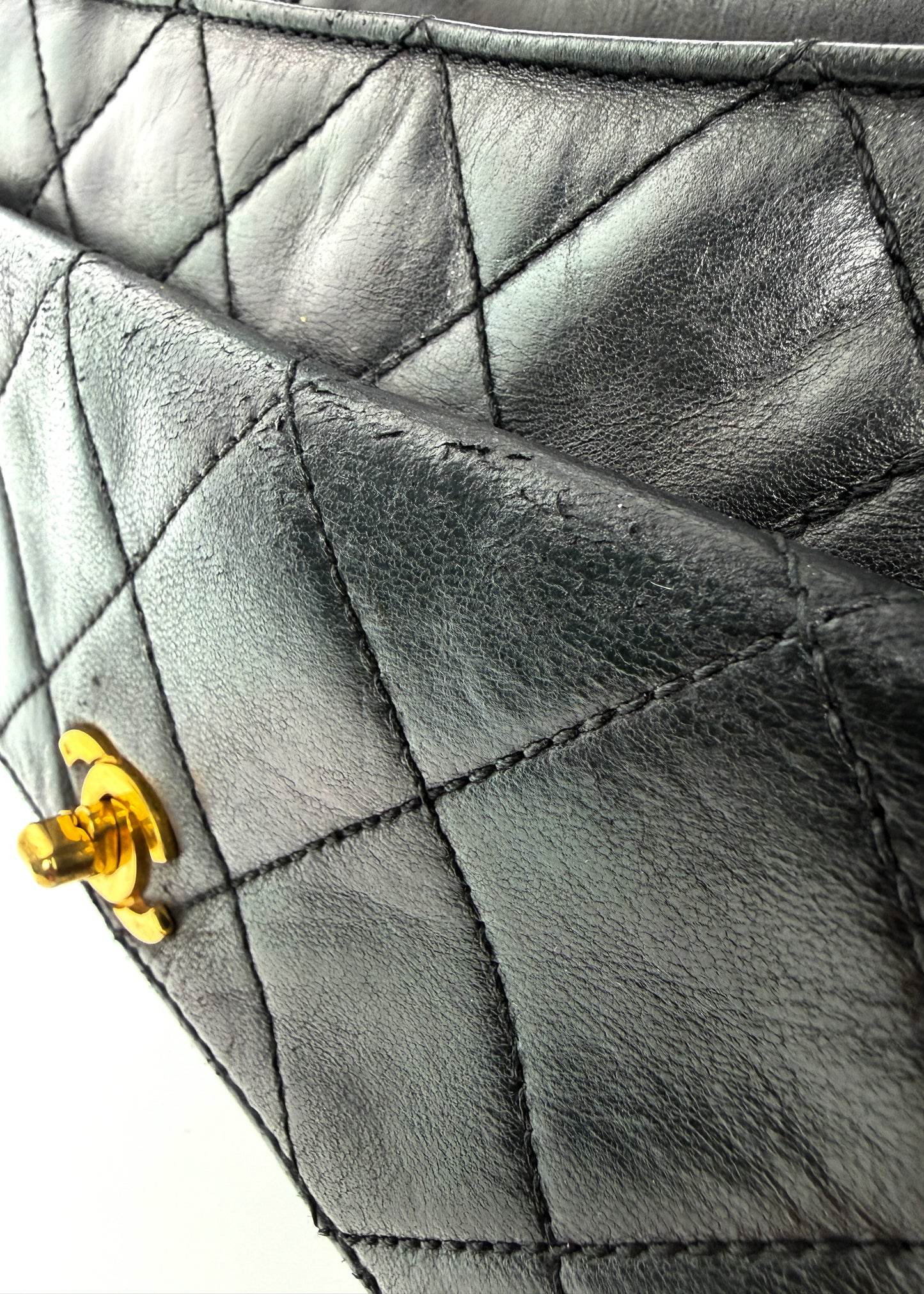 Chanel Lambskin Front Pocket