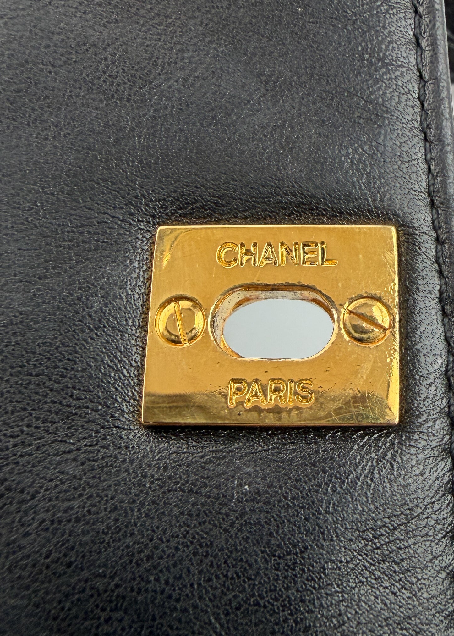 Chanel Lambskin Front Pocket