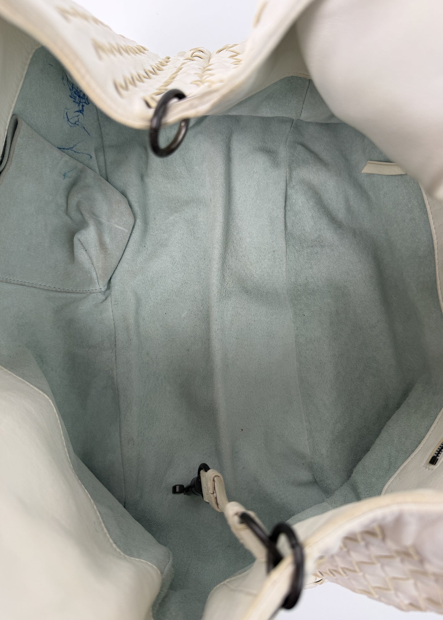 Bottega Veneta Hobo white