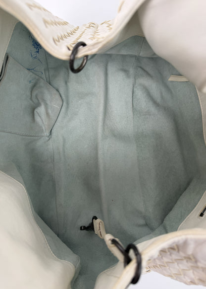 Bottega Veneta Hobo white