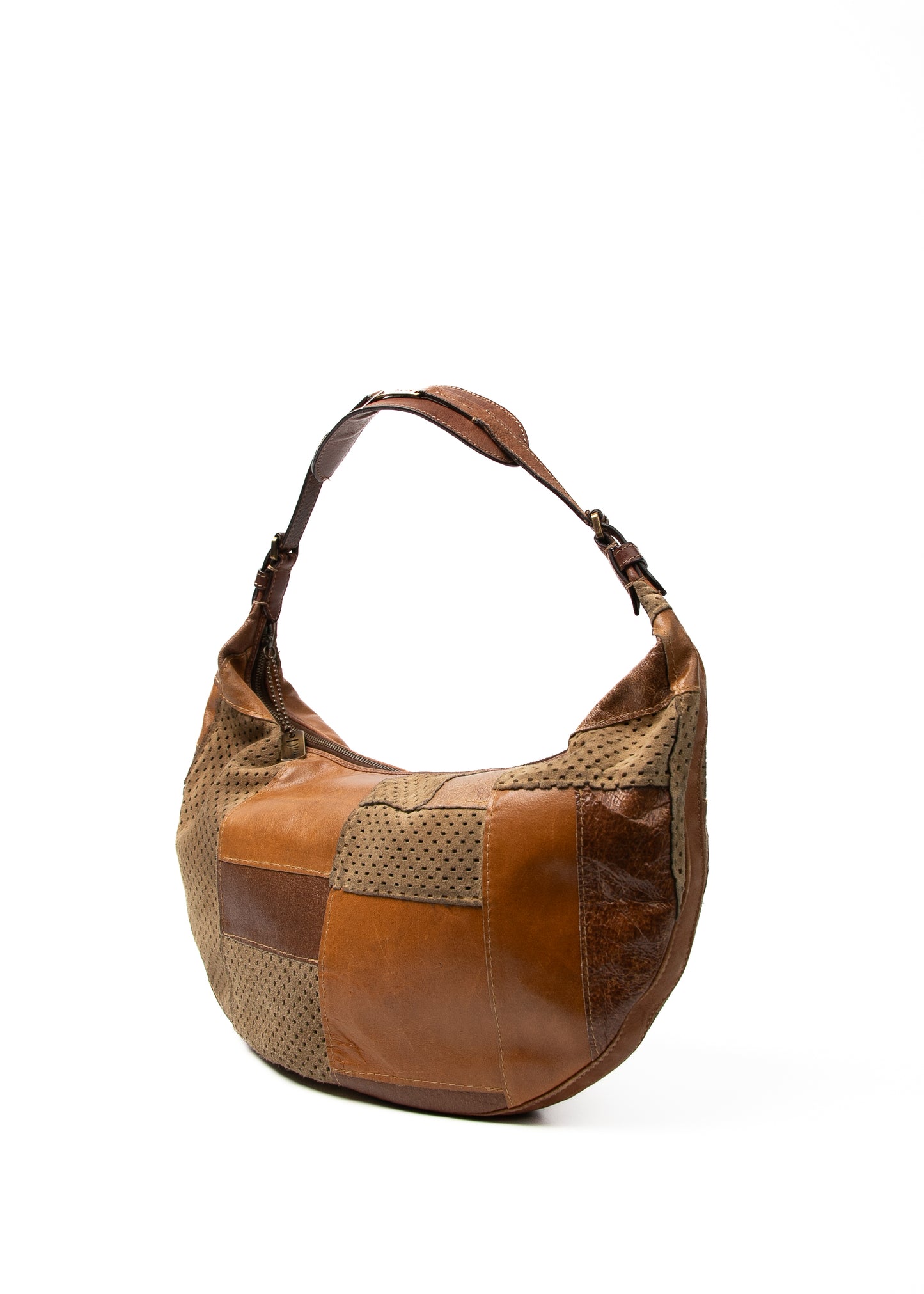 Dior Brown Perforated Boho