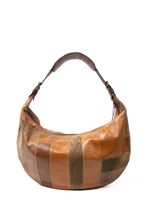 Dior Brown Perforated Boho