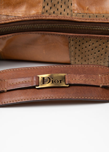 Dior Brown Perforated Boho