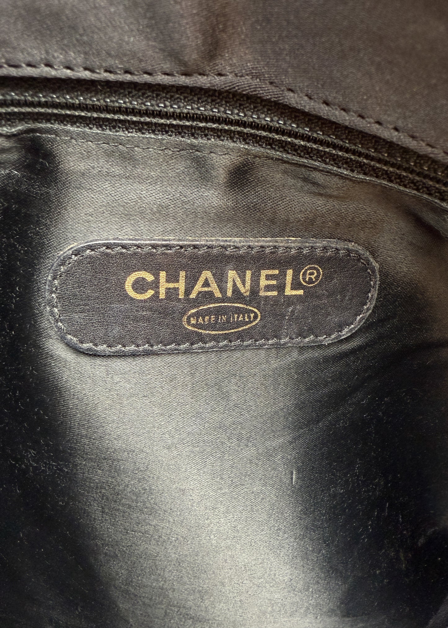 Chanel Vintage Front Pocket Caviar