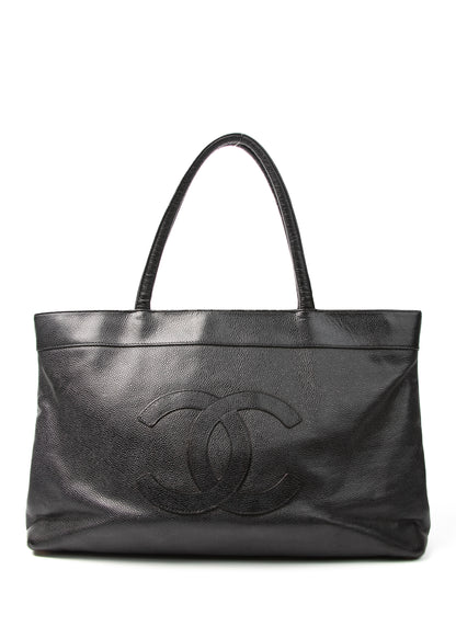 Chanel CC Open Caviar Tote