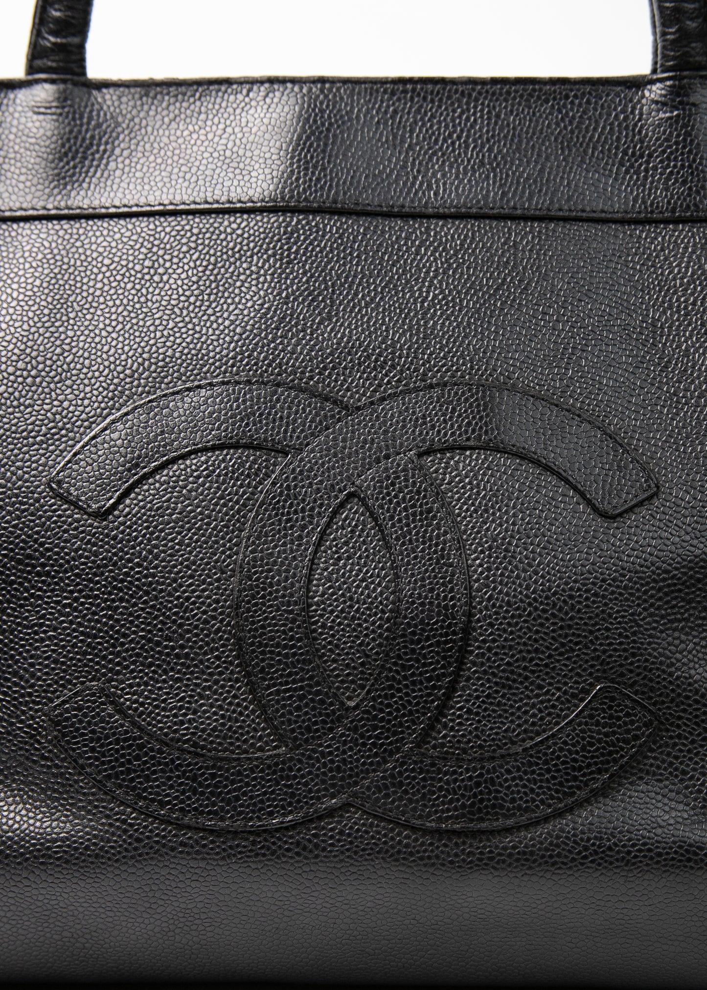 Chanel CC Open Caviar Tote