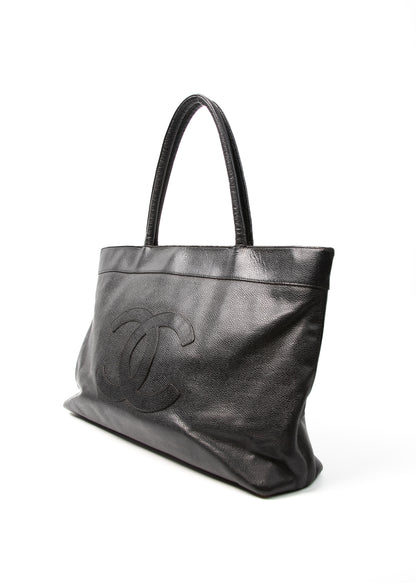Chanel CC Open Caviar Tote