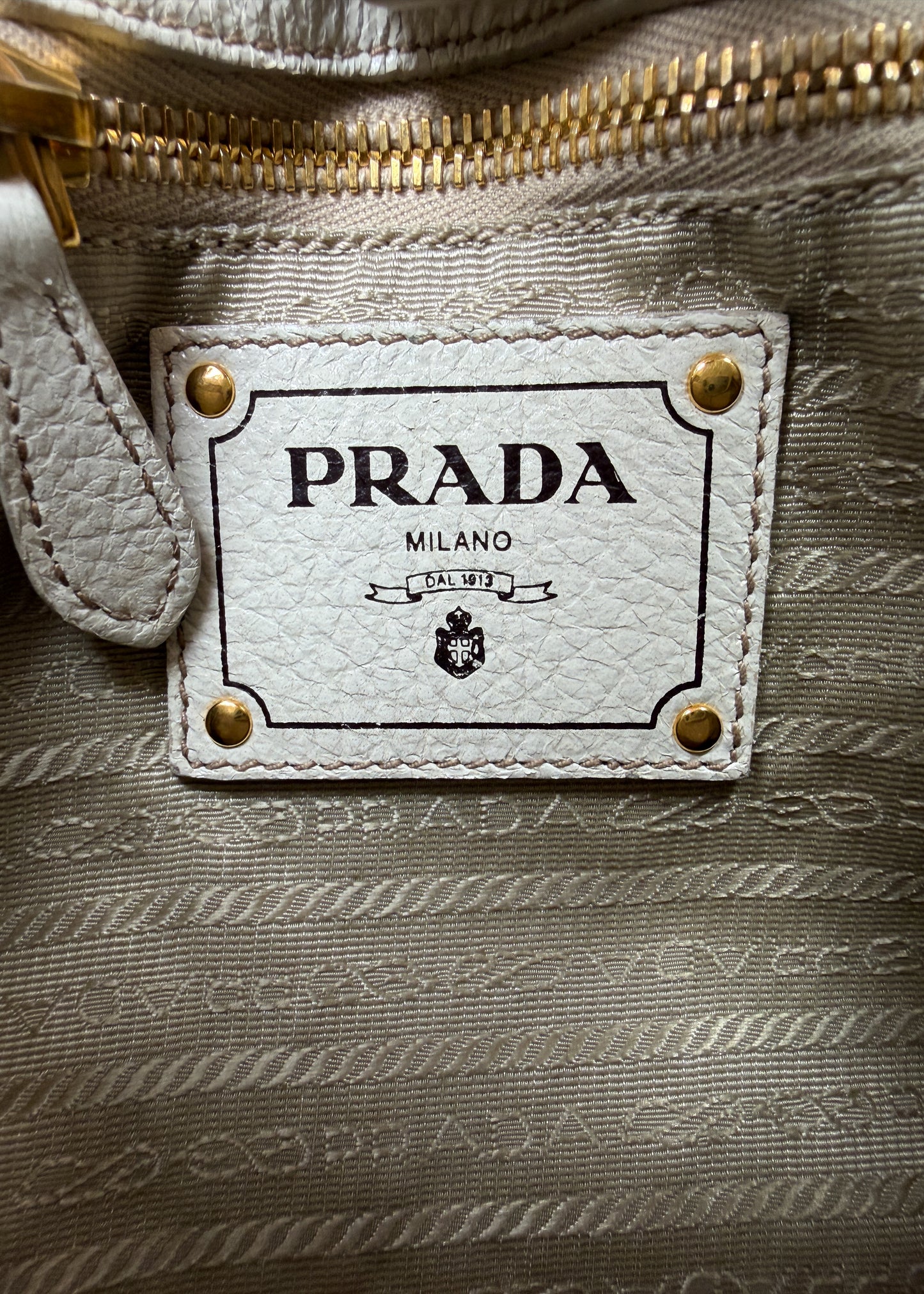 Prada Cervo Leather Waves