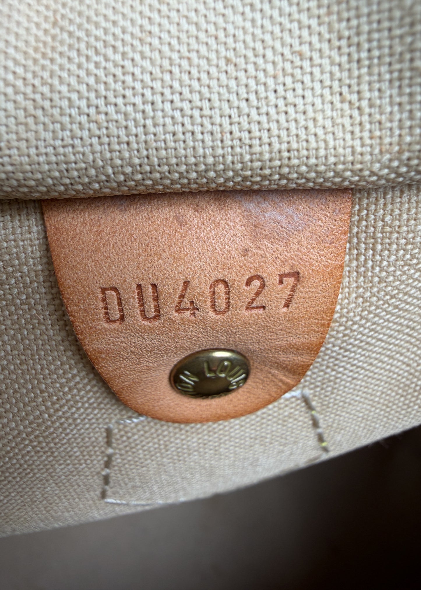 LV Speedy 30 Damier Azur