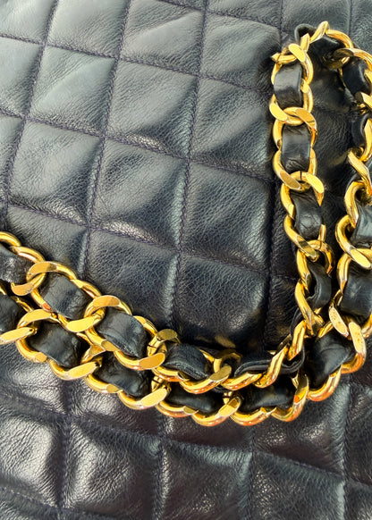 Chanel CC Single Chain Navy