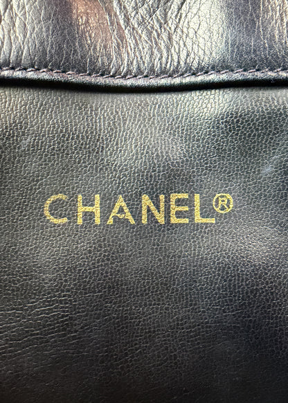 Chanel CC Single Chain Navy