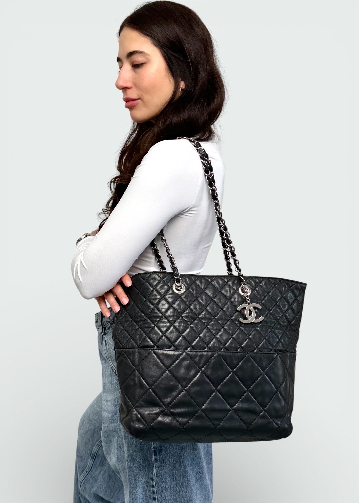 Chanel Matelasse Chain Tote