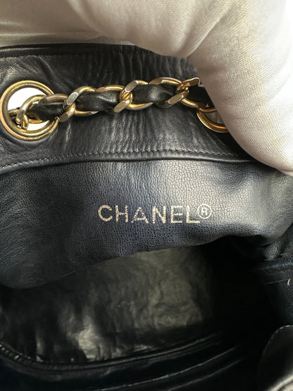 Chanel Drawstring Bucket Bag