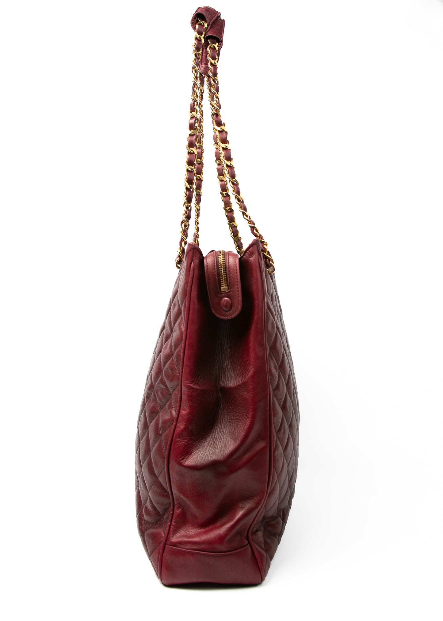 Chanel CC Quilted Big Tote