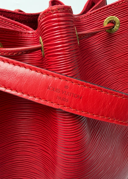 Louis Vuitton Petit Noe Epi Red