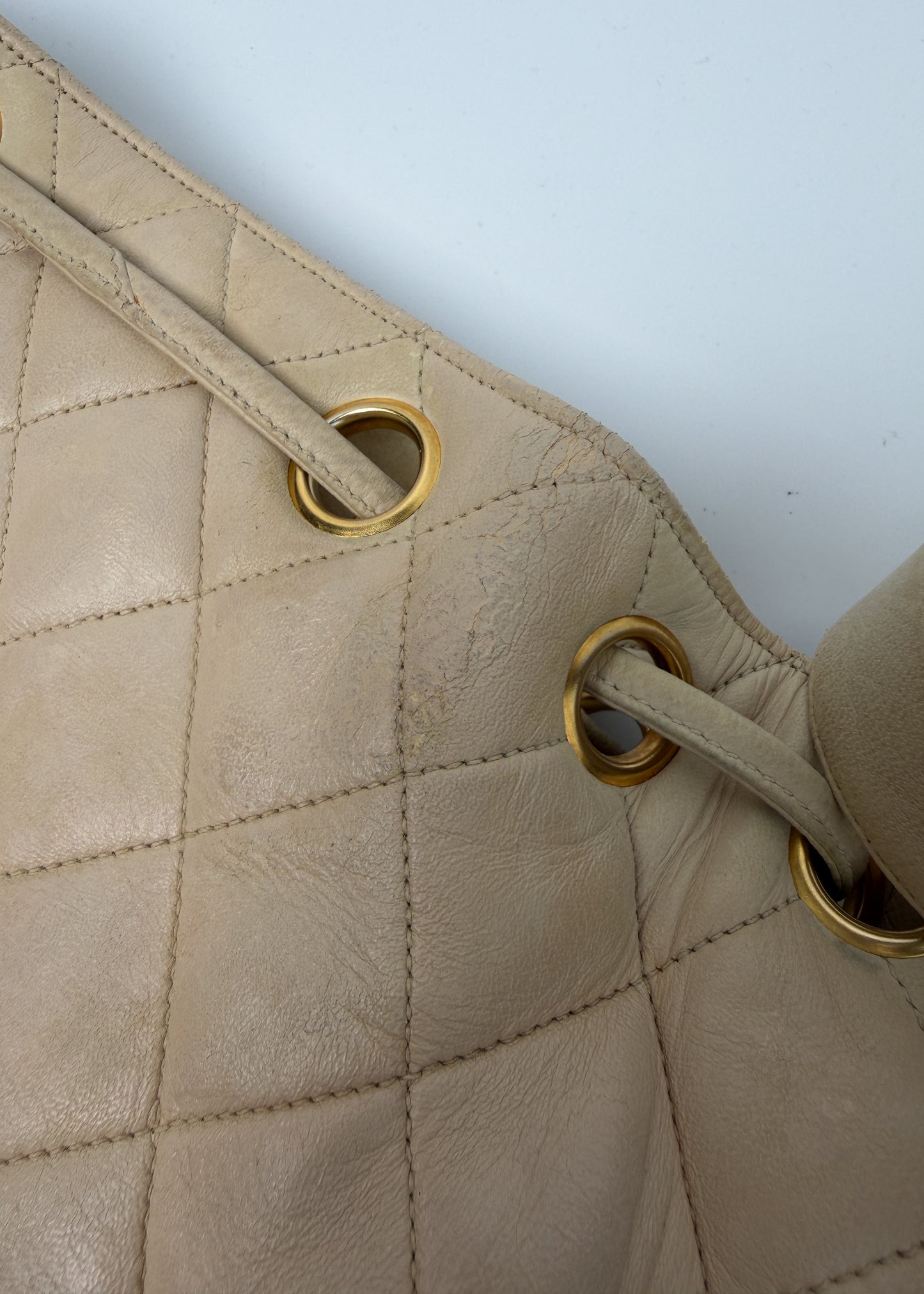 Chanel Bucket Quiltied