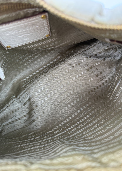 Prada White Shoulder Bag