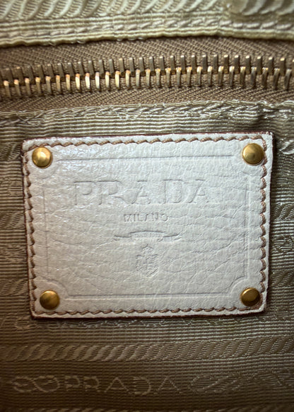 Prada White Shoulder Bag