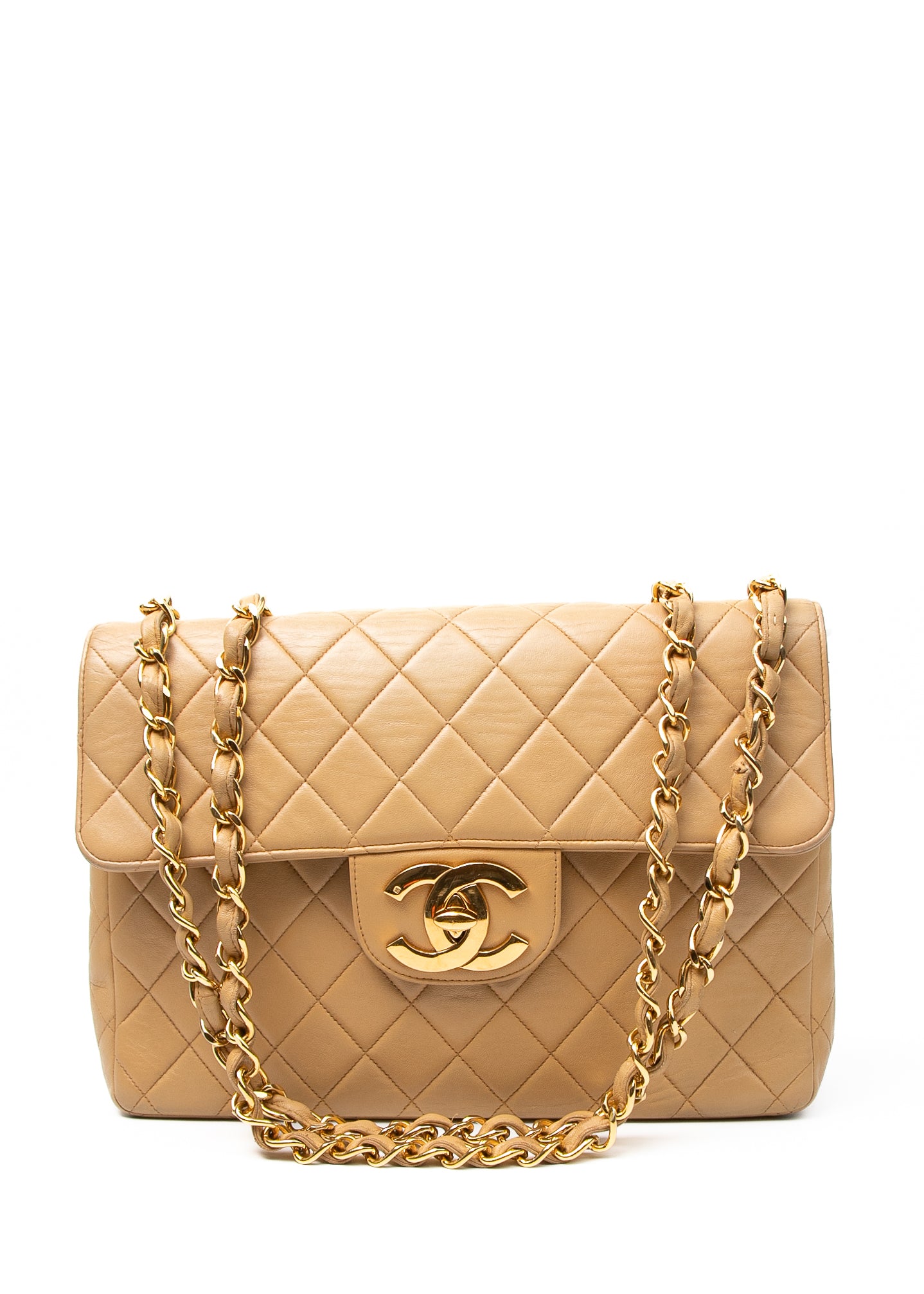 Chanel Jumbo XL Camel
