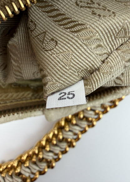 Prada White Shoulder Bag