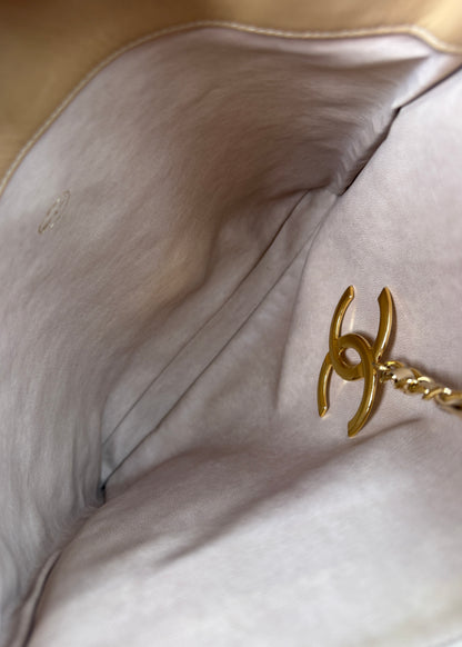 Chanel CC Single Chain Beige