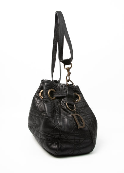 Dior Cannage Logo Motif Drawstring