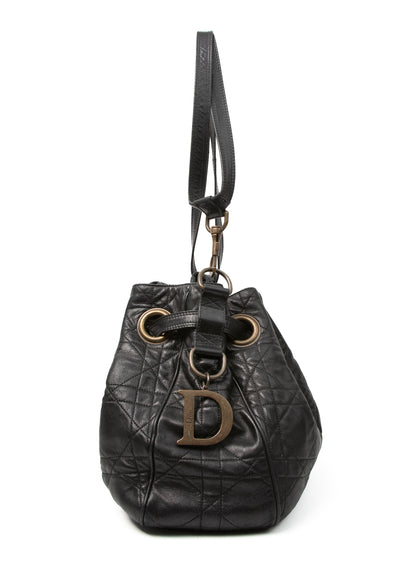 Dior Cannage Logo Motif Drawstring