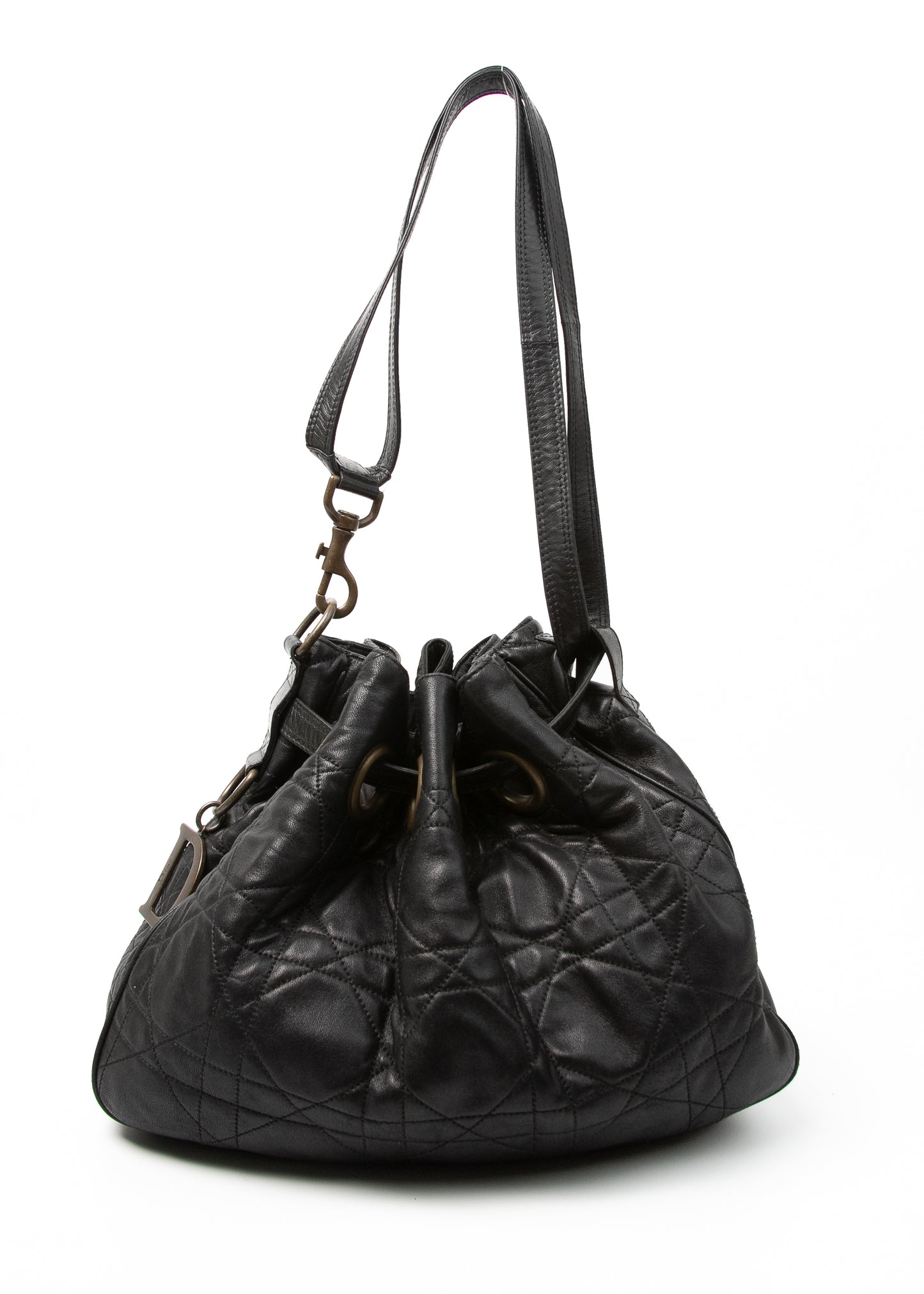 Dior Cannage Logo Motif Drawstring