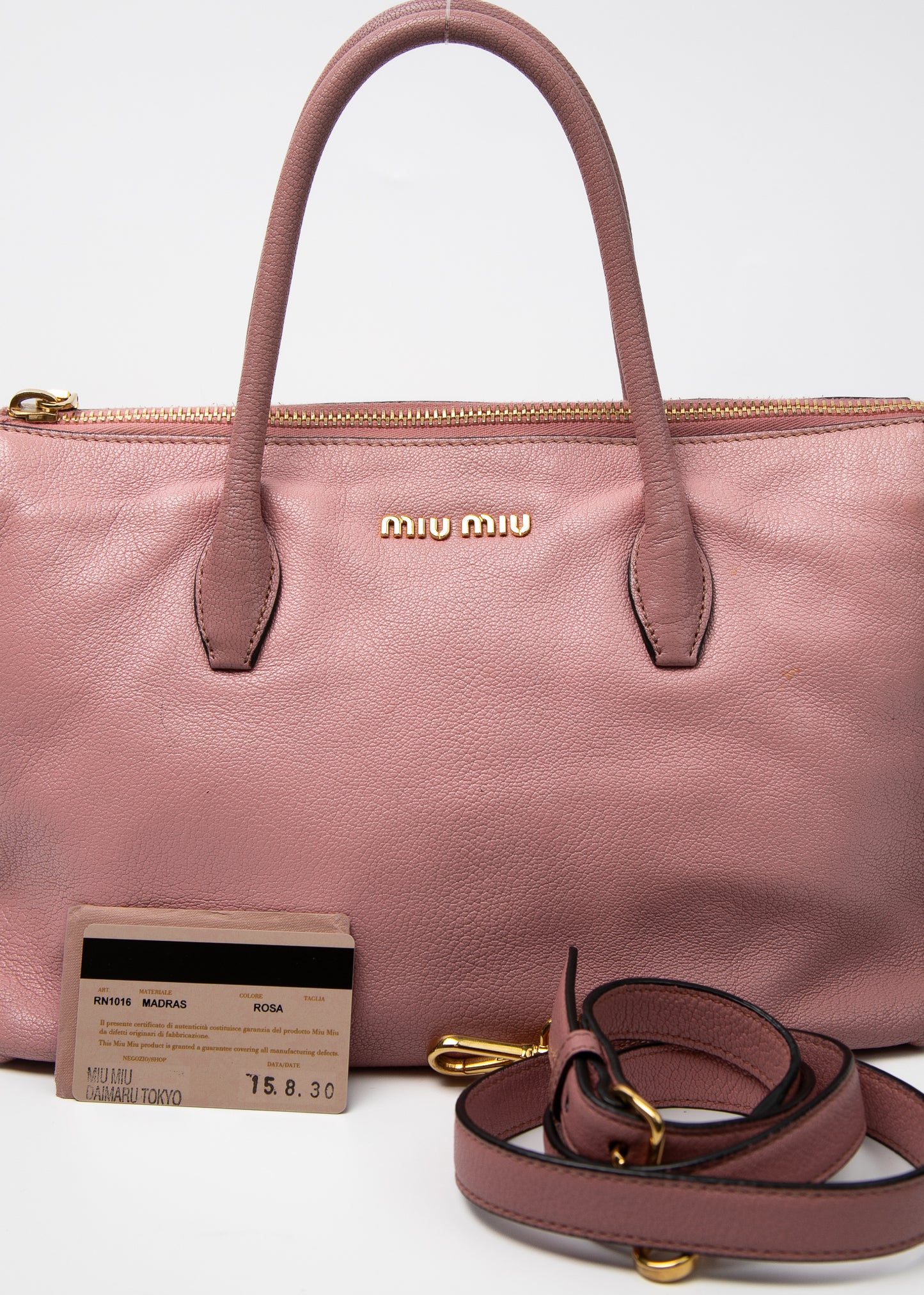 Miu Miu Tasker Pink