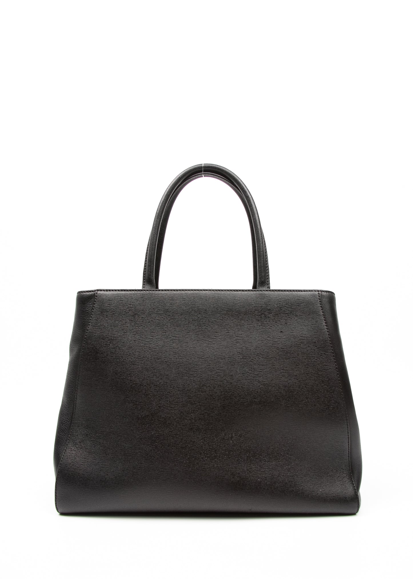 Fendi Black Leather 2Jours Two Way