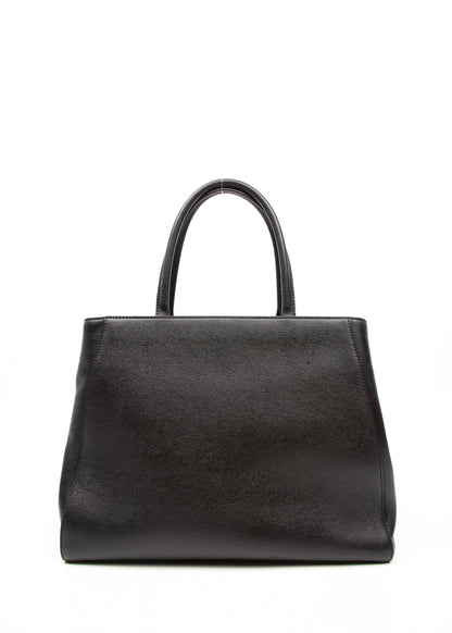 Fendi Black Leather 2Jours Two Way