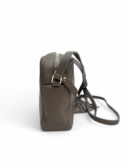 Saint Laurent Lou Camera Bag Taupe Leather