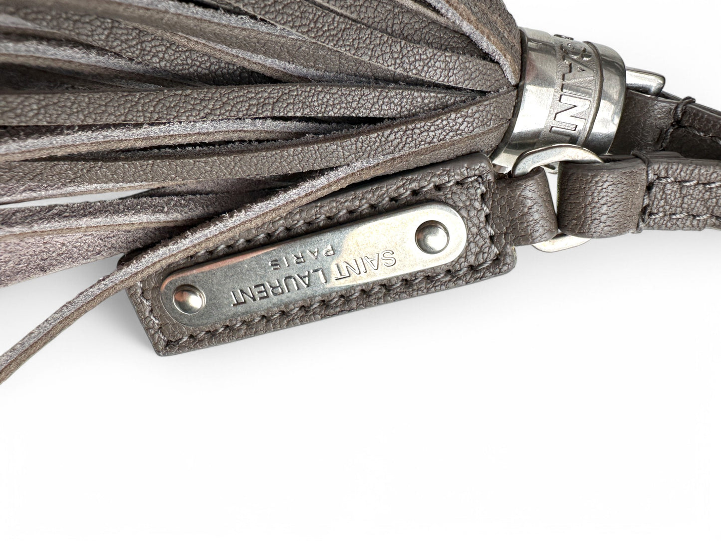 Saint Laurent Lou Camera Bag Taupe Leather