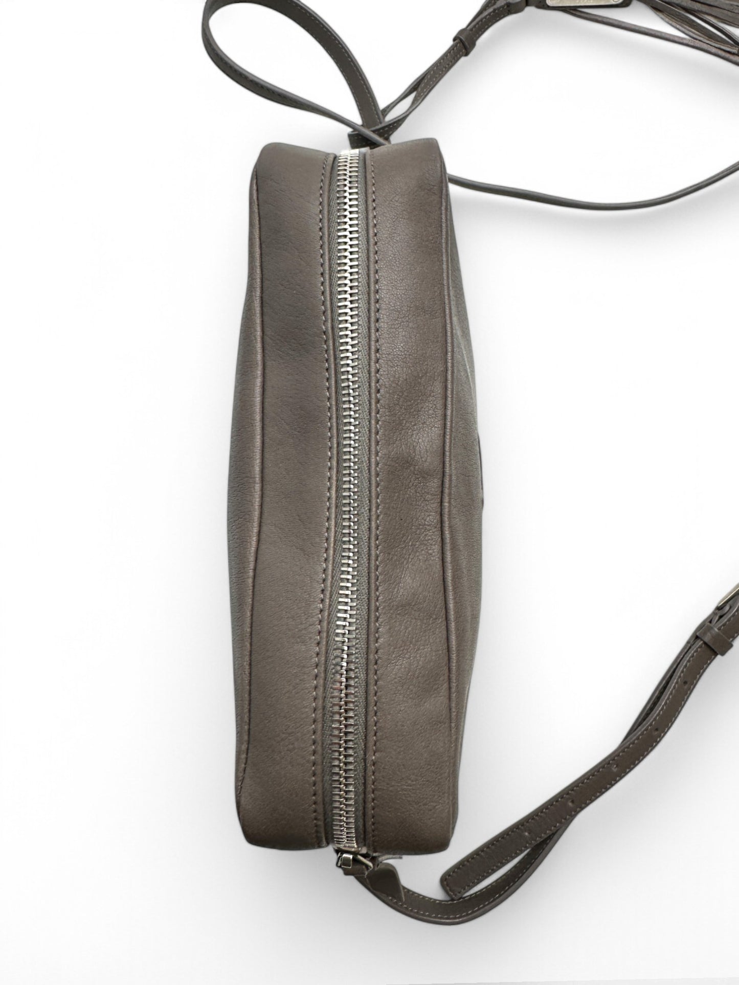 Saint Laurent Lou Camera Bag Taupe Leather